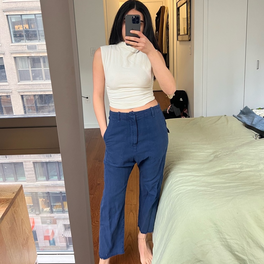 Nikki lotan drop crouch pants